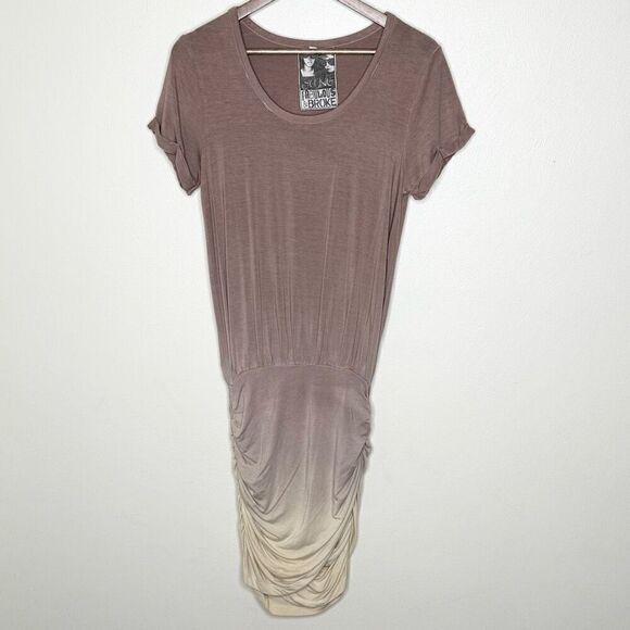 Young Fabulous & Broke Ombré Midi Dress in Tan Beige - Women’s US XS - Picture 1 of 8